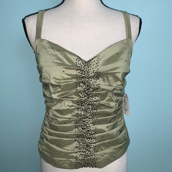 NWT Expo New York 2 Piece Beaded Jacket/Top Set - Picture 3 of 8